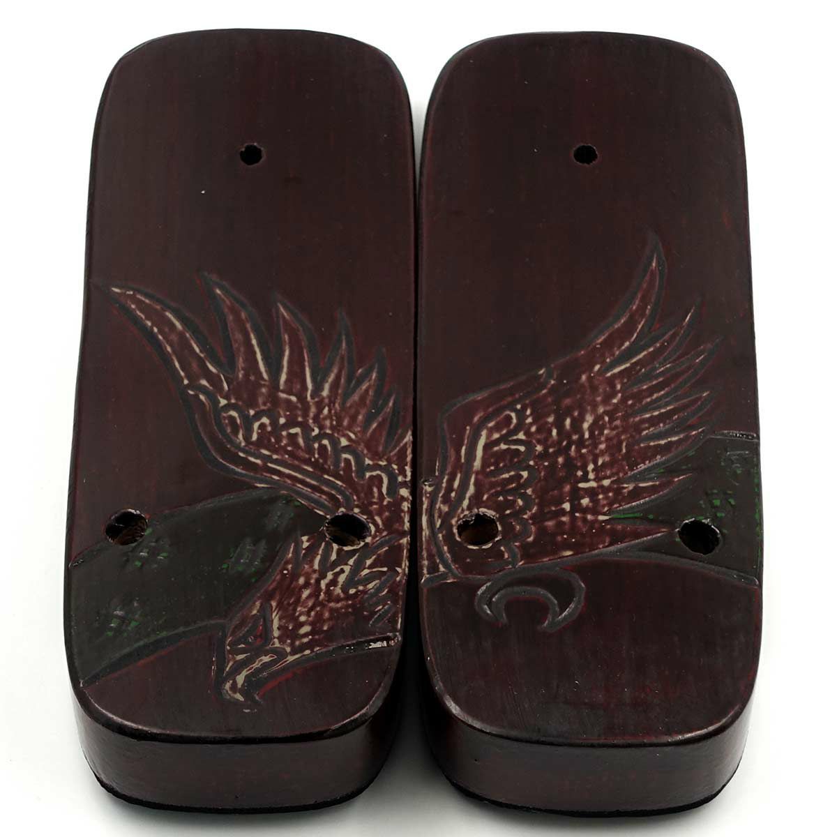 桐下駄 鎌倉彫 27cm位まで対応