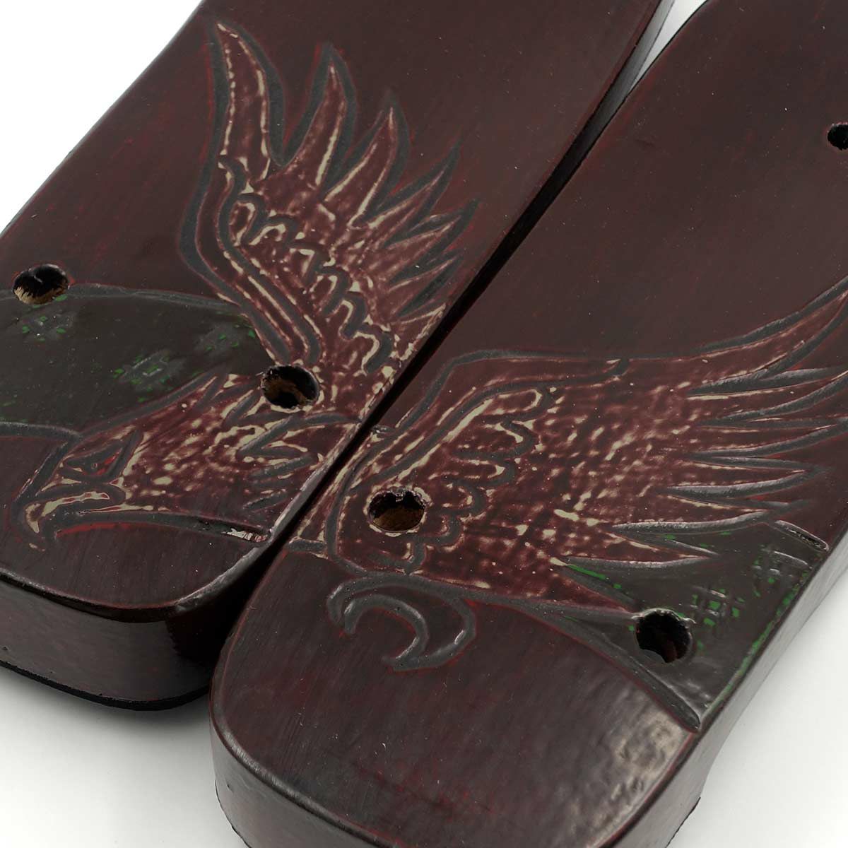 桐下駄 鎌倉彫 27cm位まで対応