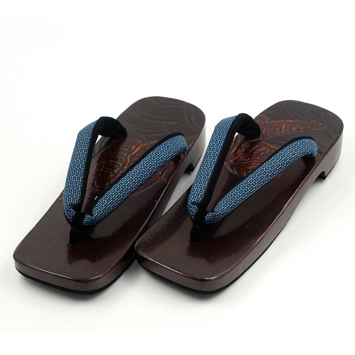 桐下駄 鎌倉彫 27cm位まで対応