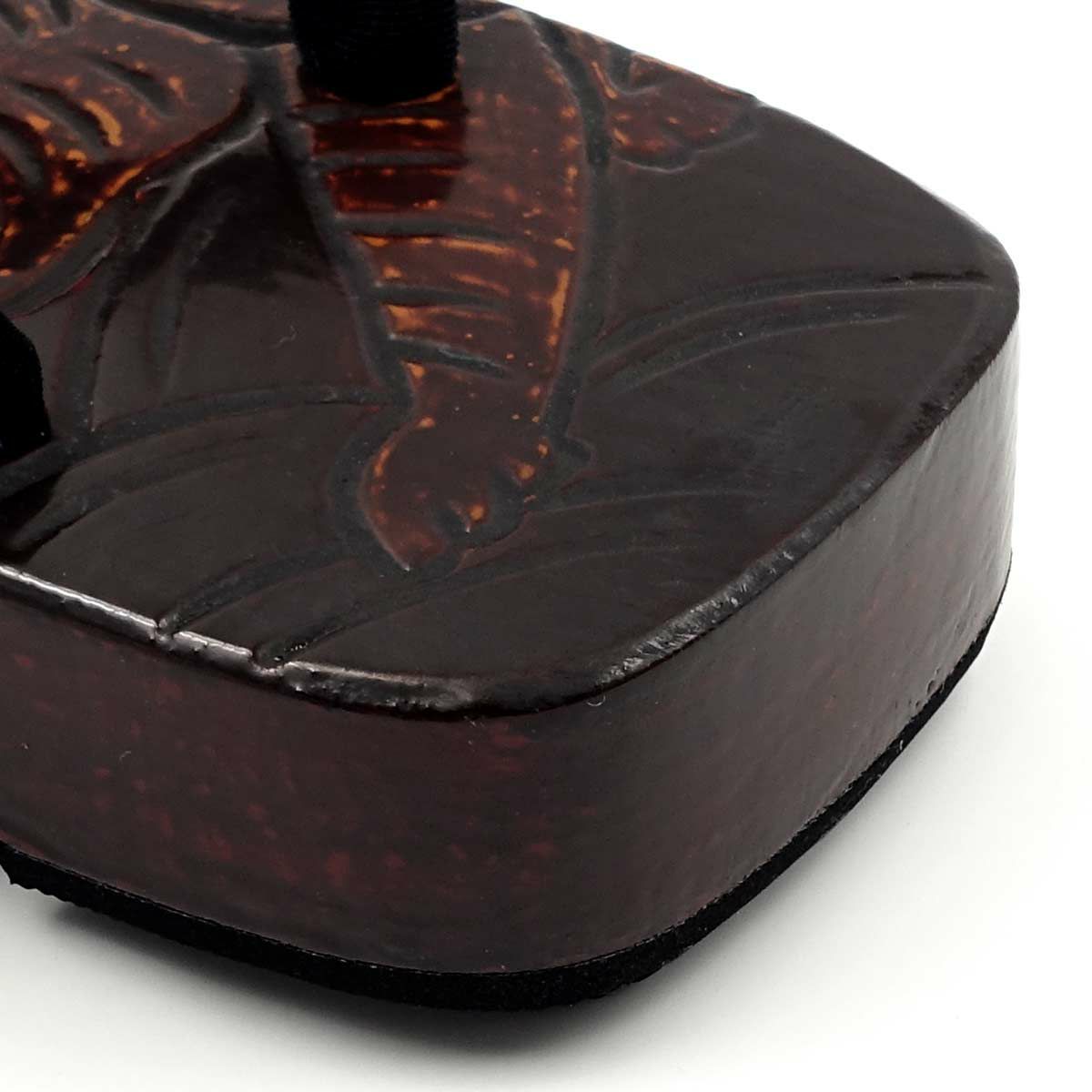 桐下駄 鎌倉彫 27cm位まで対応