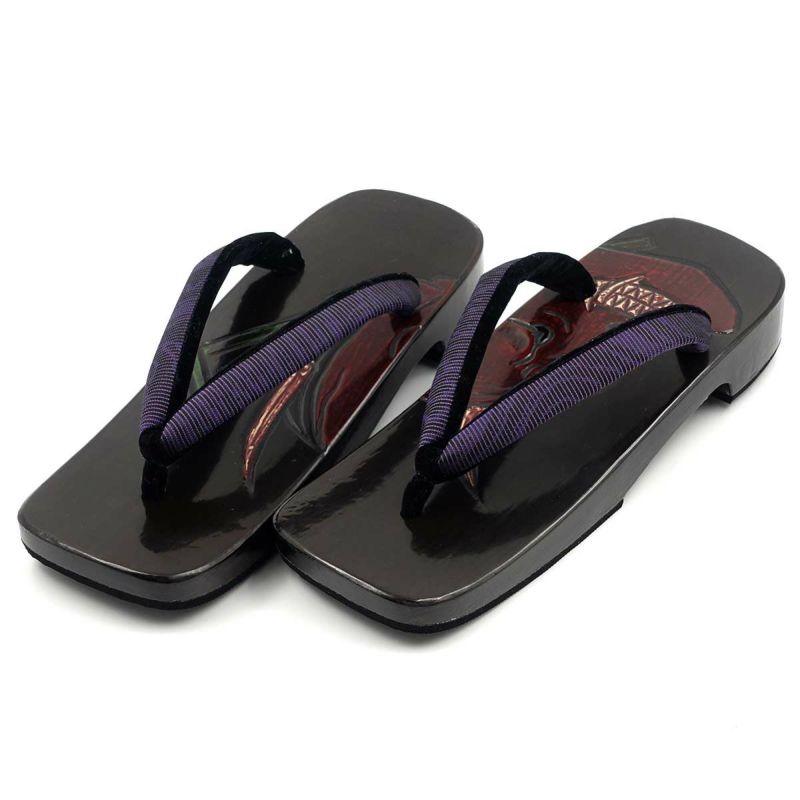 桐下駄 鎌倉彫 27cm位まで対応