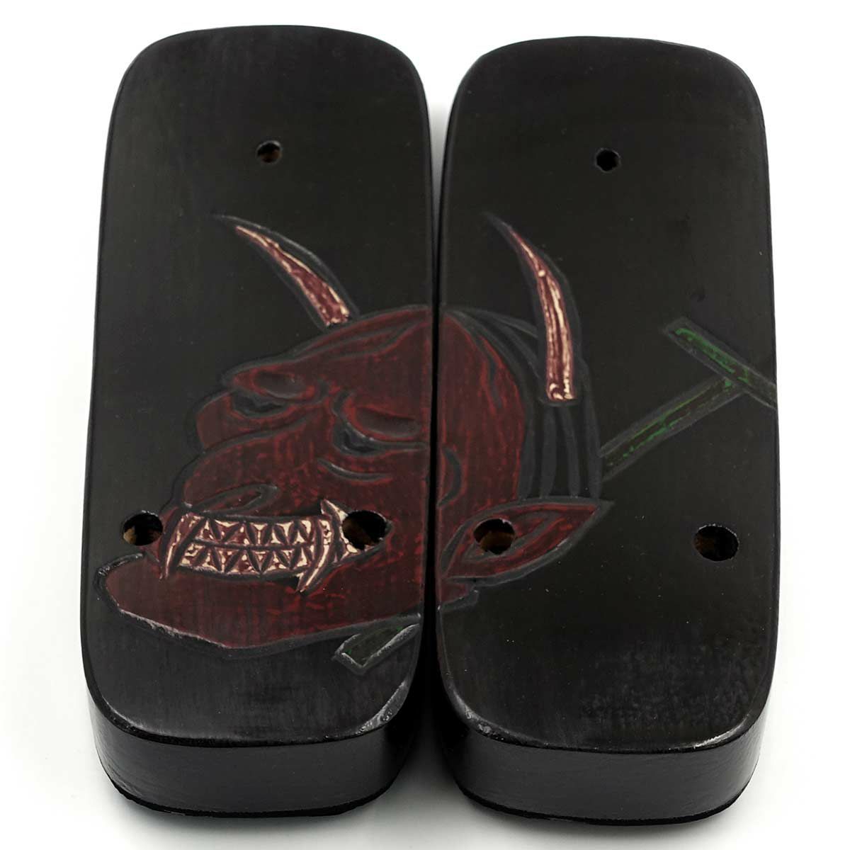 桐下駄 鎌倉彫 27cm位まで対応