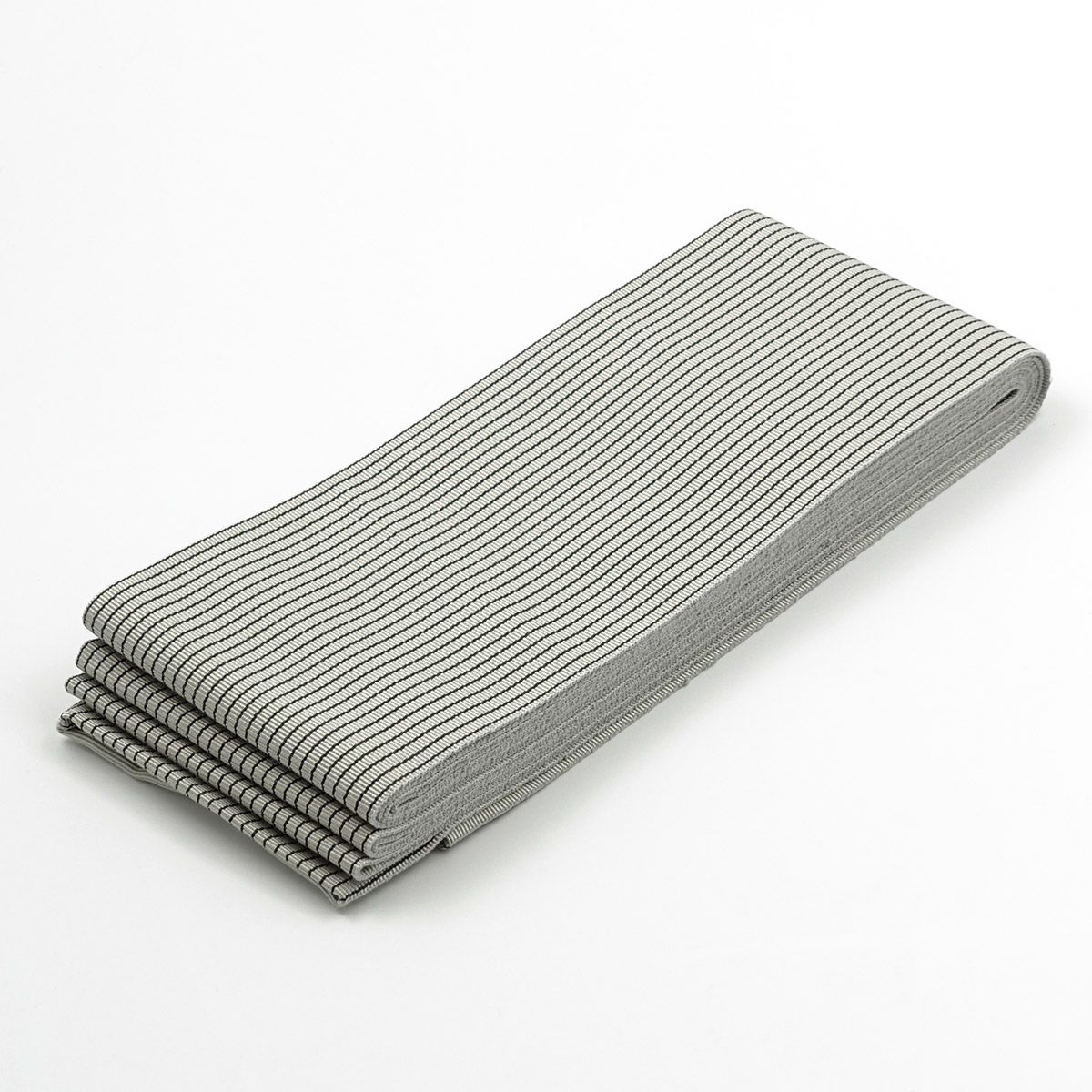 角帯 縞 薄グレー