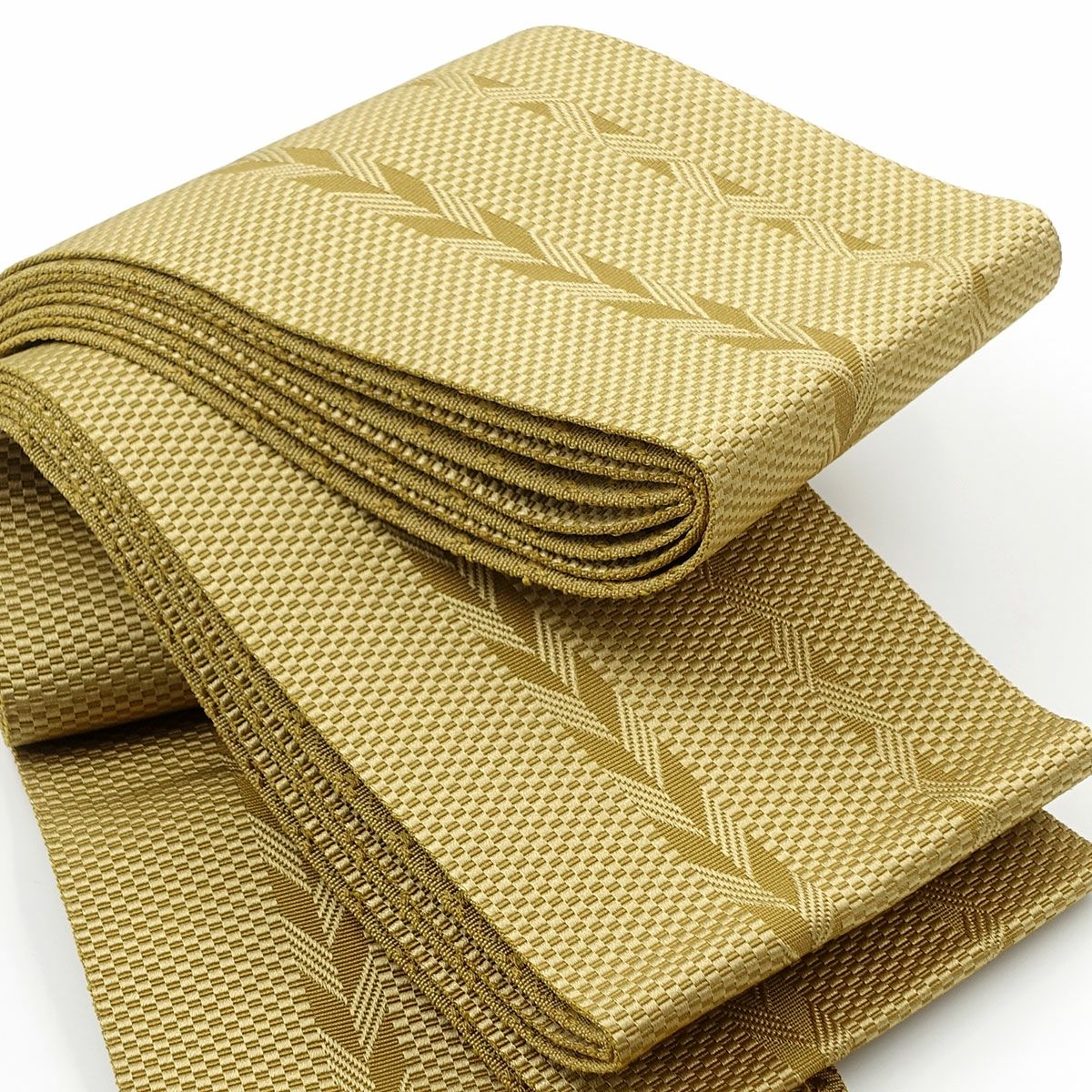 角帯 矢絣 黄土