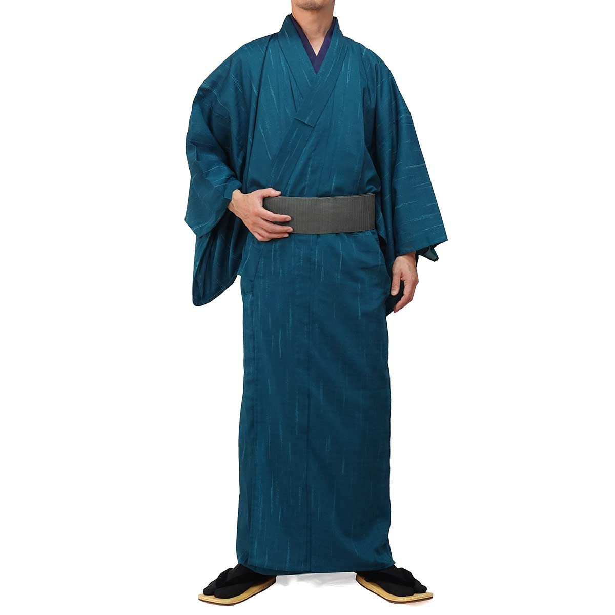 夏着物 洗える 単衣 小紋 紗