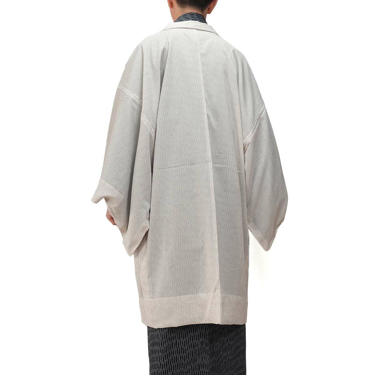 夏羽織 洗える 単衣 小紋 紗