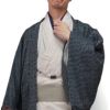 夏羽織 洗える 単衣 小紋 紗