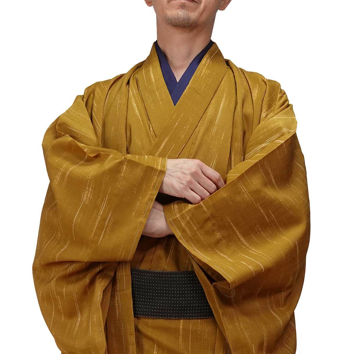 夏羽織 洗える 単衣 小紋 紗