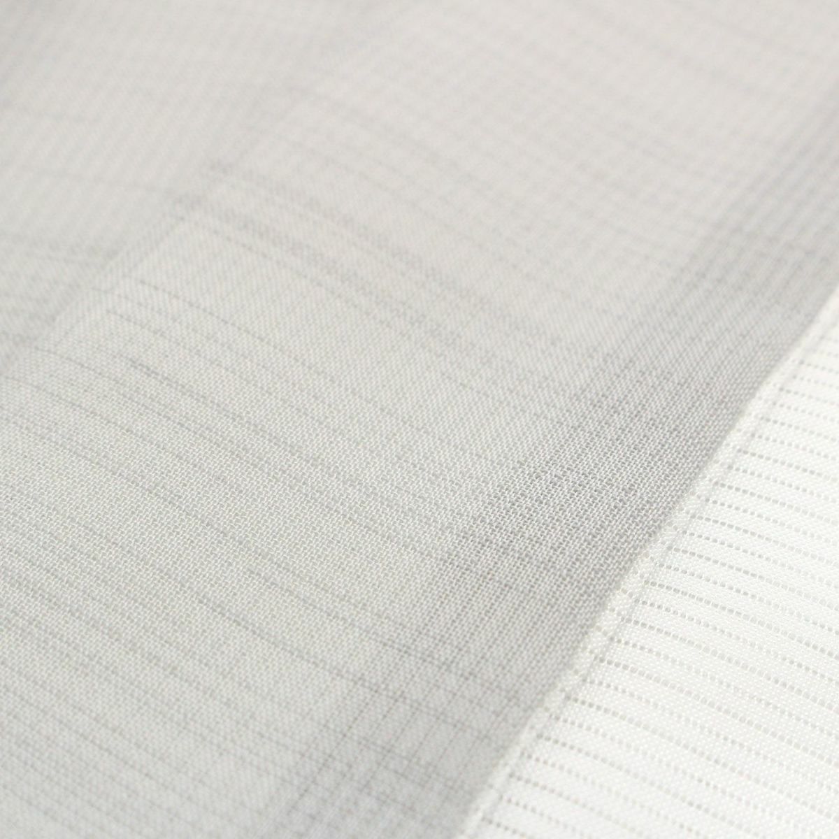 長襦袢 男物 洗える 夏用 駒絽 グレー衿 Sサイズ