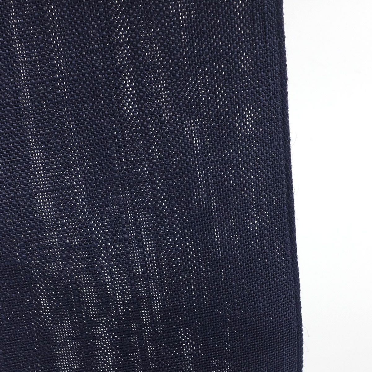 角帯 本麻 無地 紺