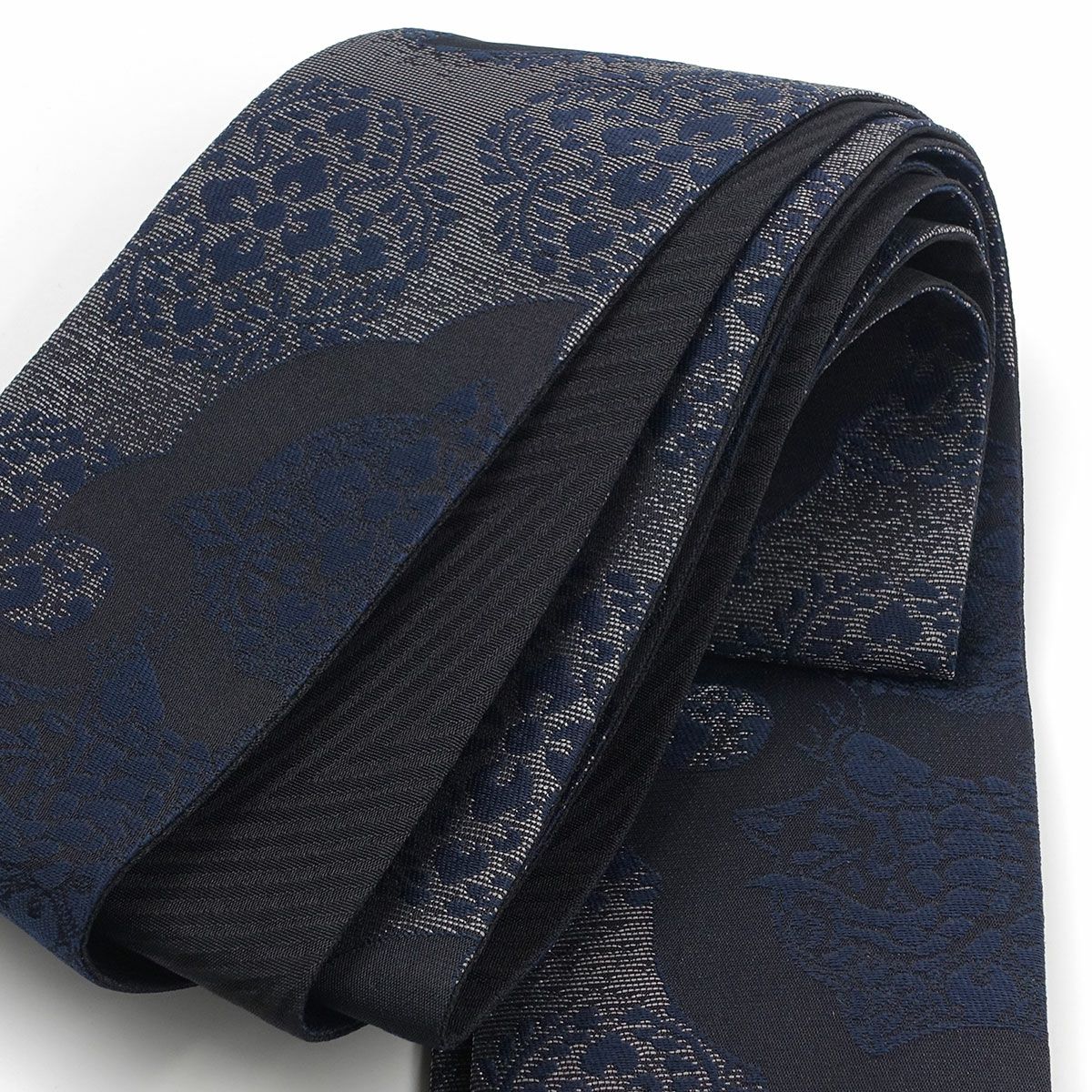 角帯 桐生織 濃紺