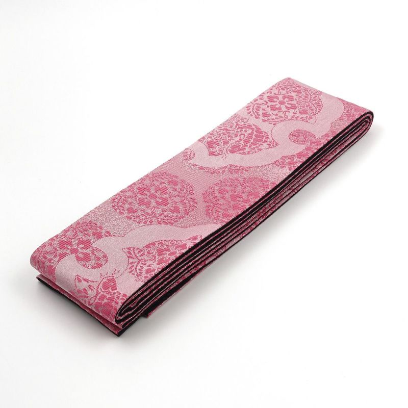 角帯 桐生織 ピンク