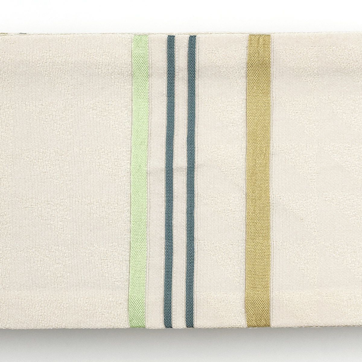 角帯 桐生織 縞 生成