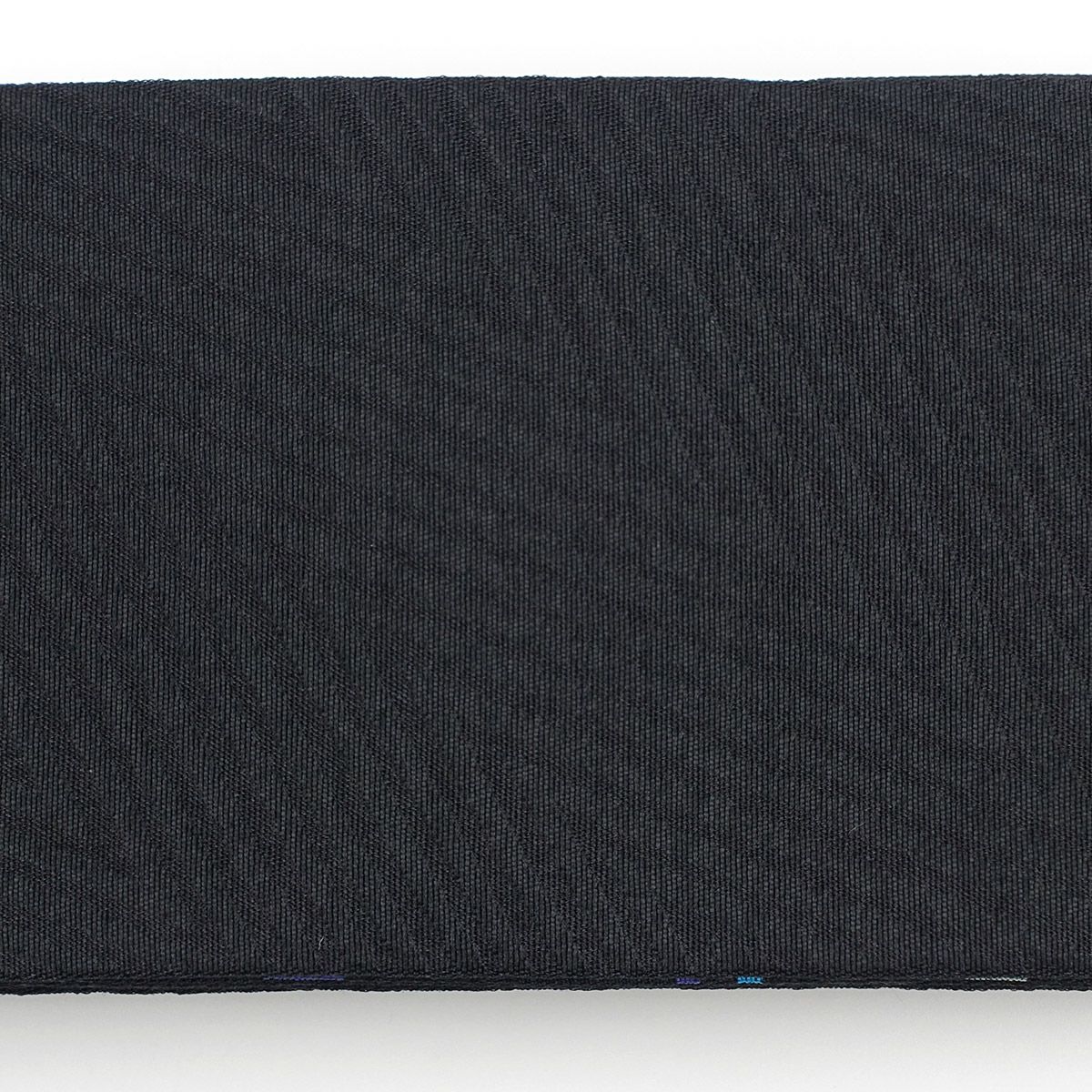 角帯 桐生織 縞 黒