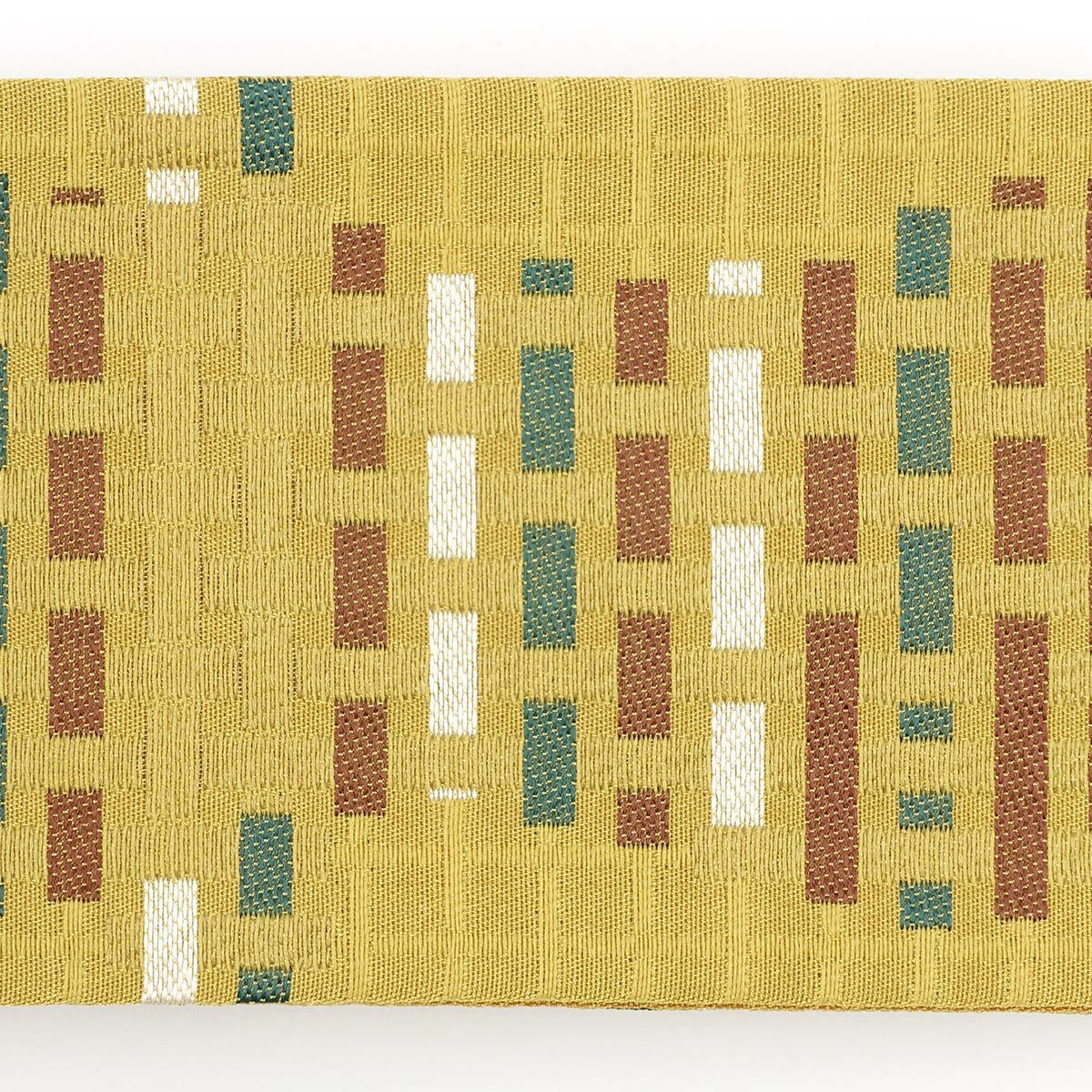 角帯 桐生織 からし色