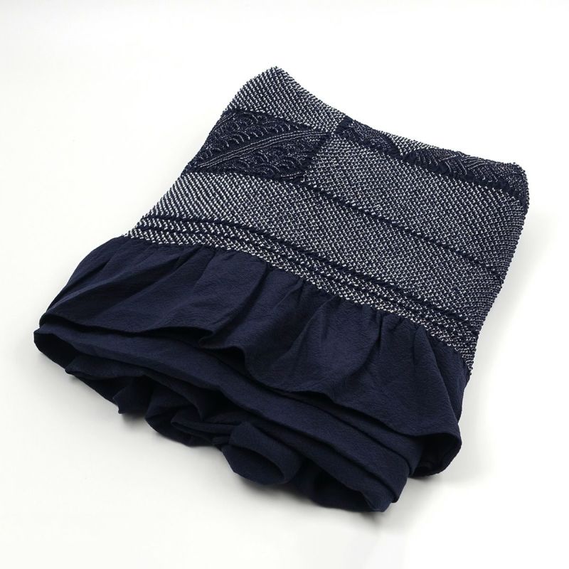 新古品 兵児帯 正絹 端絞り 端兵児 濃紺 | 男着物の加藤商店《公式》