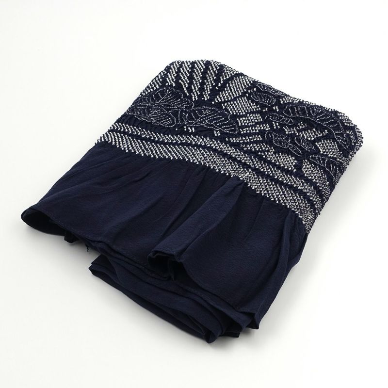 兵児帯 正絹 端絞り 端兵児 濃紺