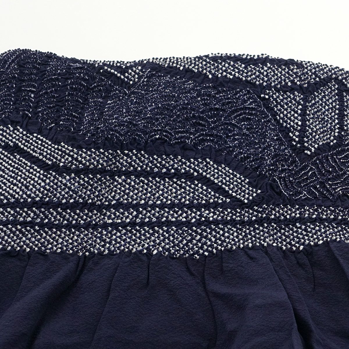 兵児帯 正絹 端絞り 端兵児 濃紺