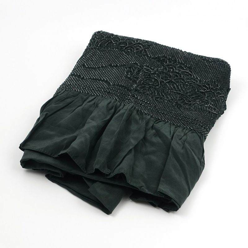 兵児帯 正絹 端絞り 端兵児 緑