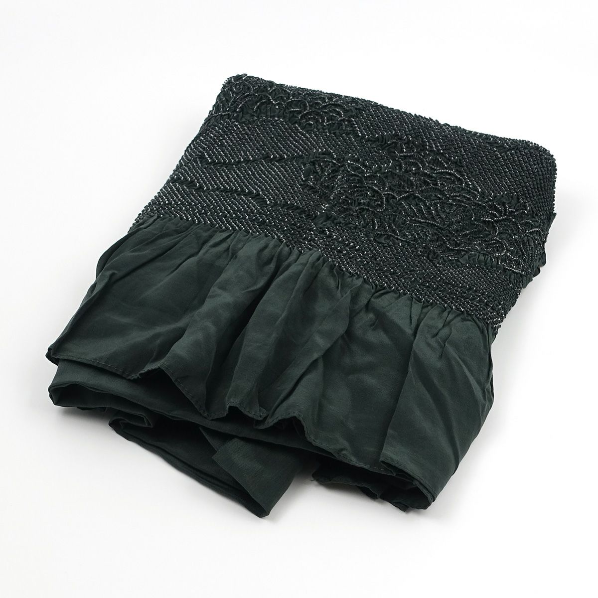 兵児帯 正絹 端絞り 端兵児 緑