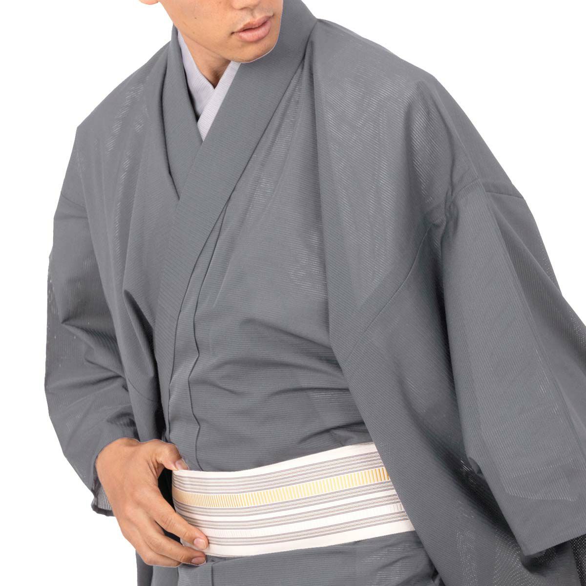 色紋付 東レシルック 薄物 駒絽