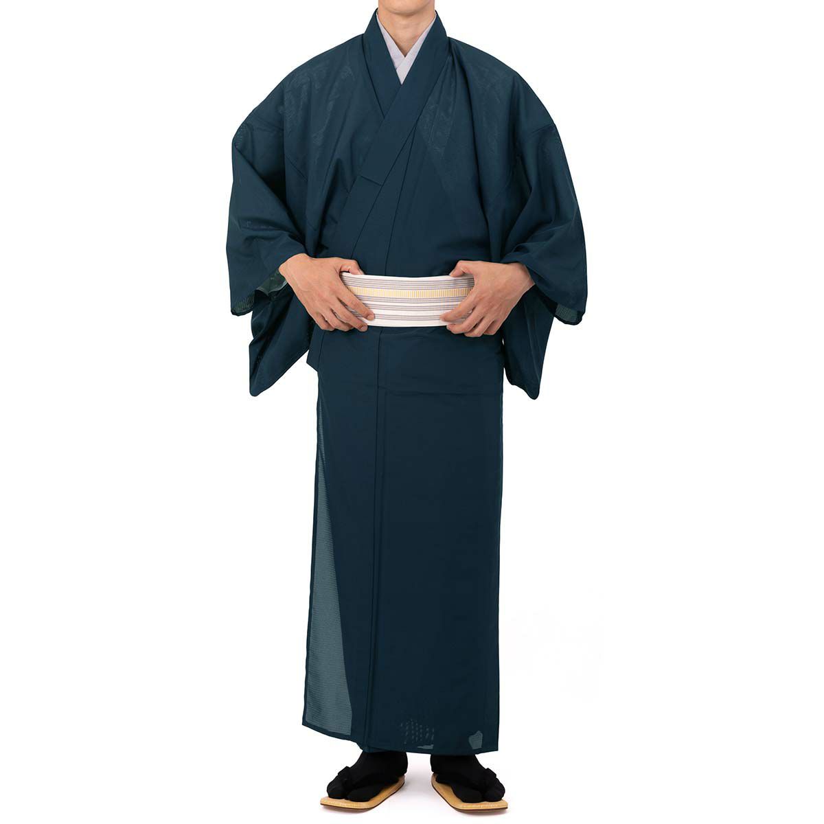 色紋付 東レシルック 薄物 駒絽