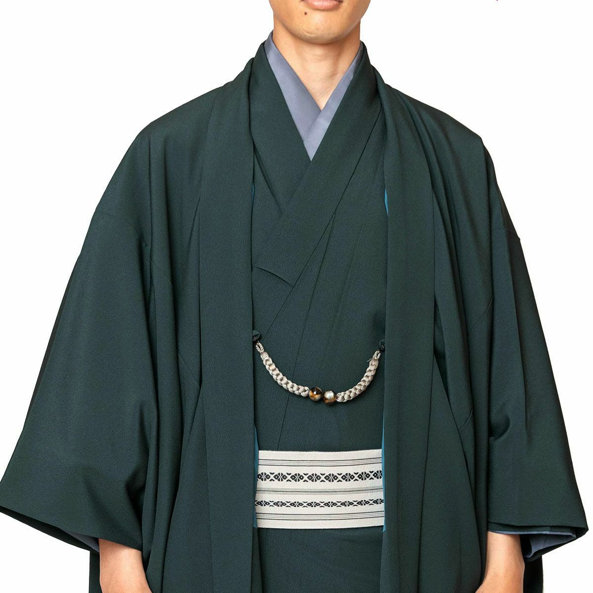 色紋付 東レシルック ちりめん 洗える着物