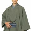 色紋付 東レシルック ちりめん 洗える着物
