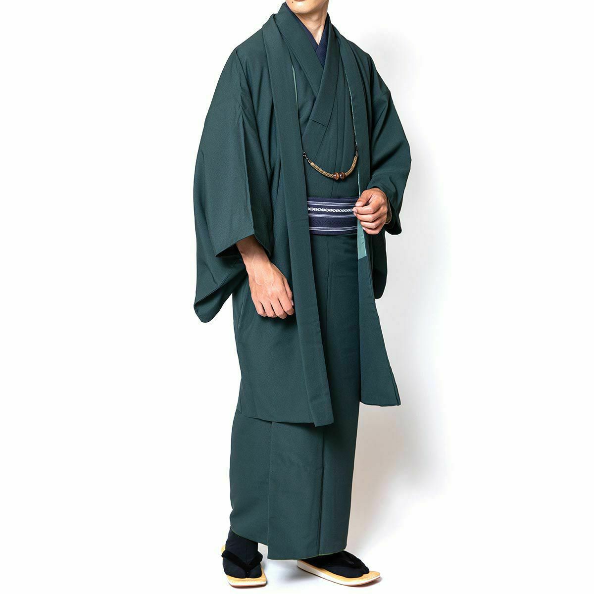 色紋付 ちりめん 洗える着物