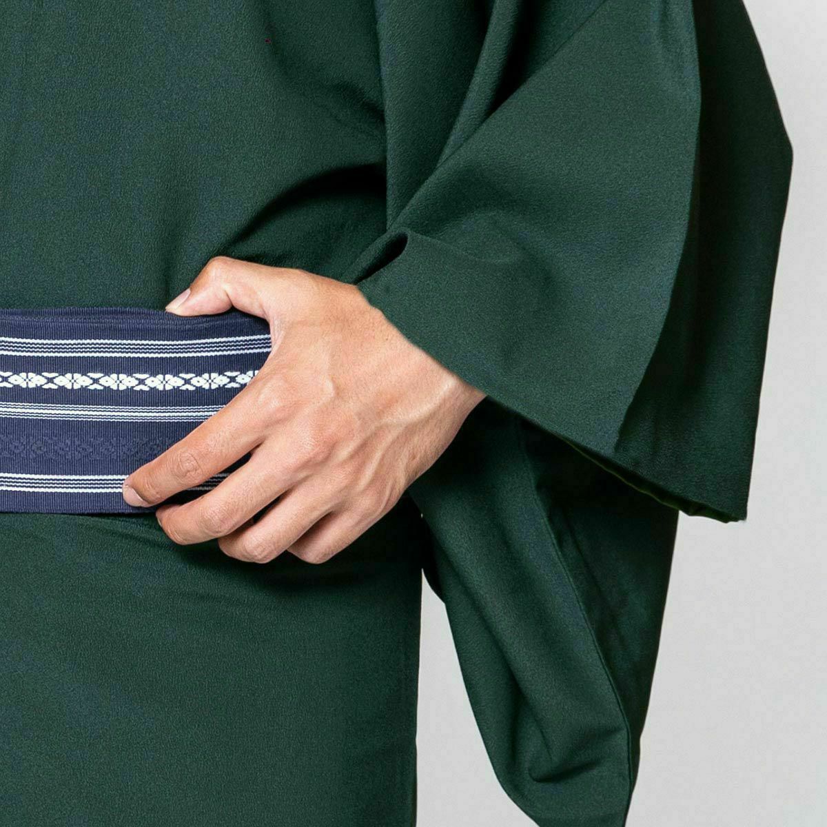 色紋付 ちりめん 洗える着物