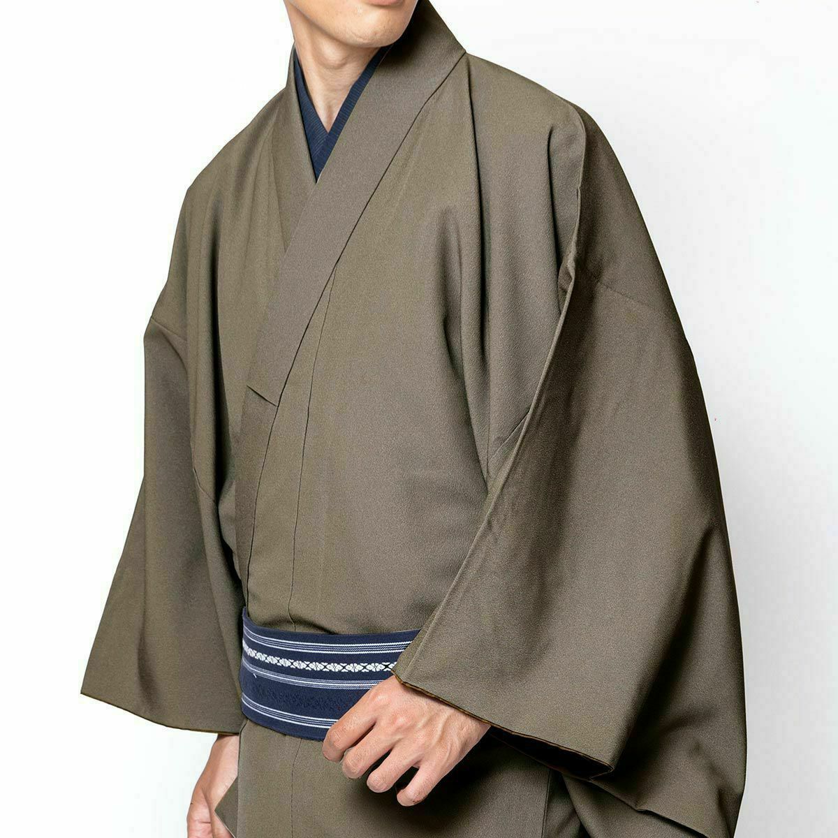 色紋付 ちりめん 洗える着物