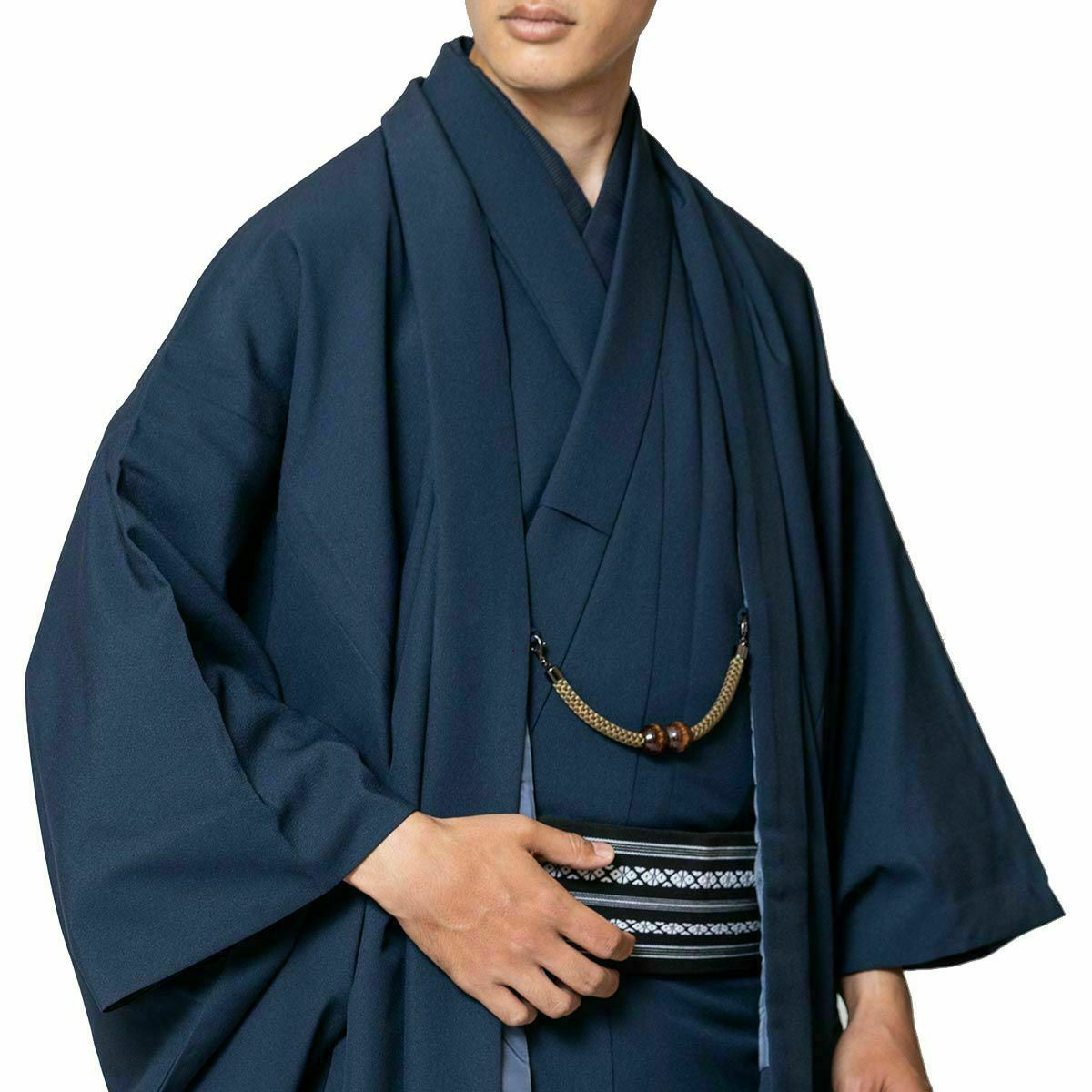 色紋付 ちりめん 洗える着物