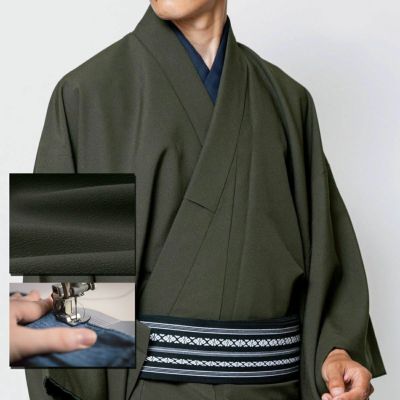 仕立てオーダー浴衣 夏着物 小千谷縮 本麻 黒紺 | 男着物の加藤