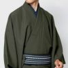 色紋付 ちりめん 洗える着物