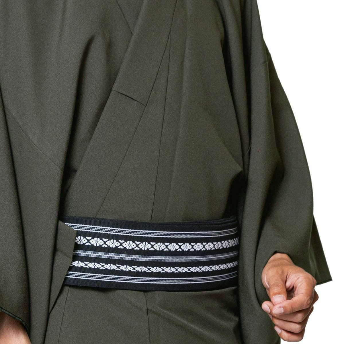 色紋付 ちりめん 洗える着物