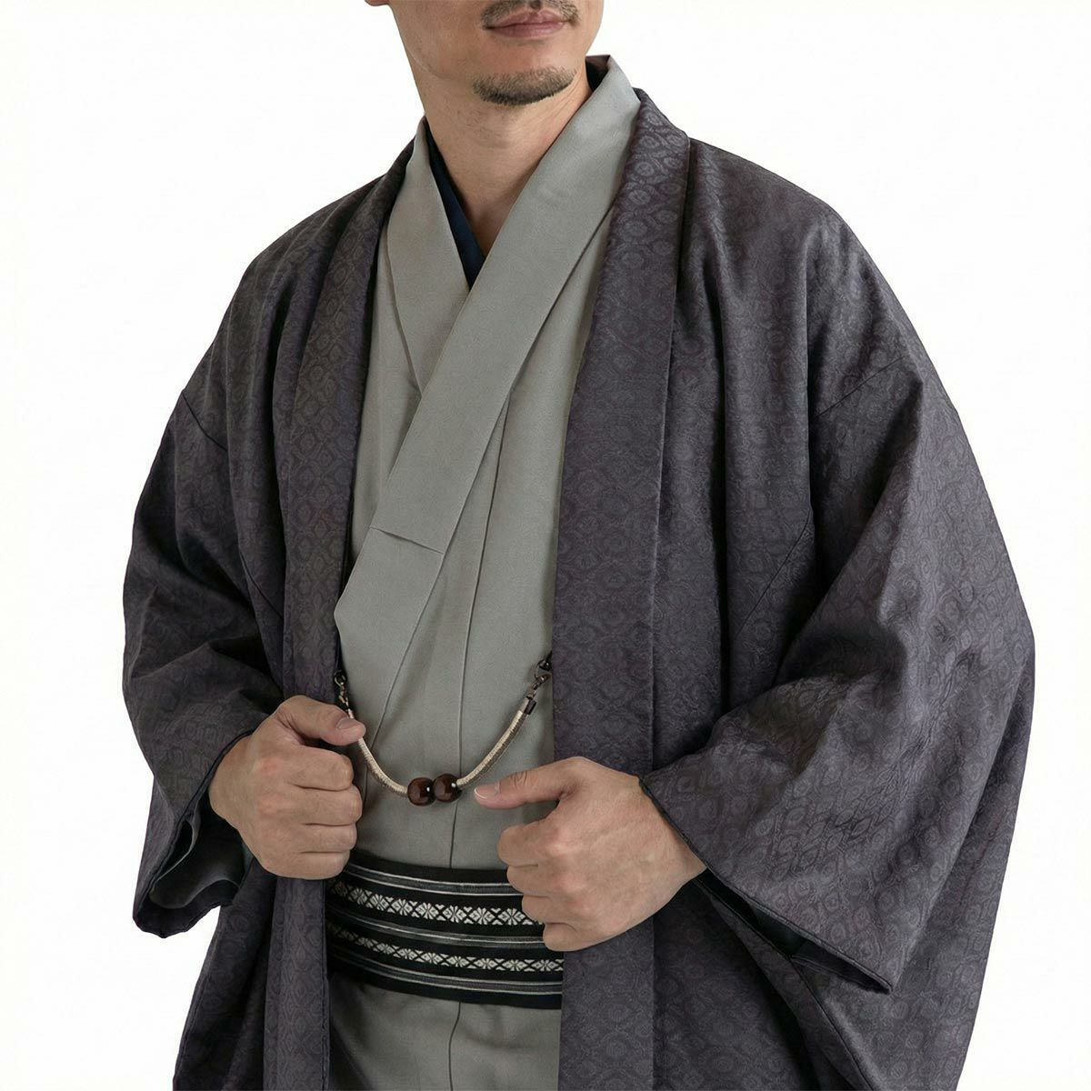 男性着物,洗える着物