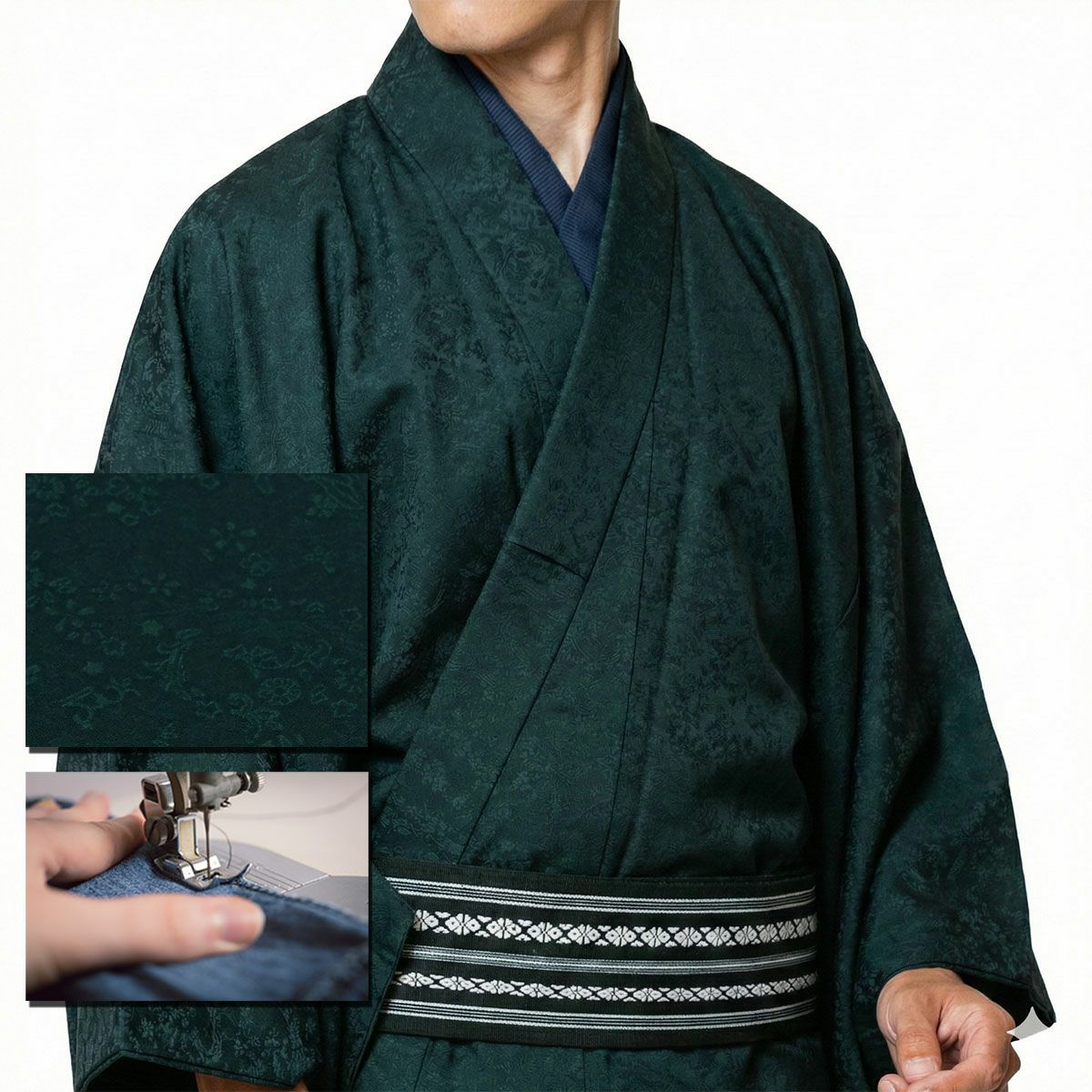 洗える着物 ちりめん 小紋