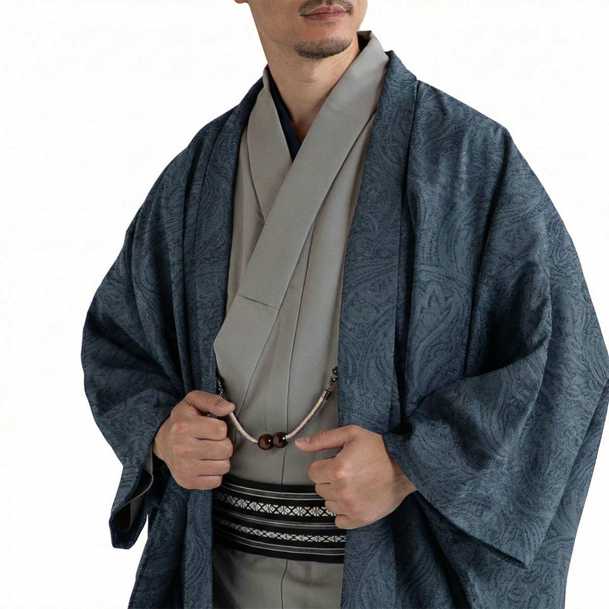 男性着物,洗える着物