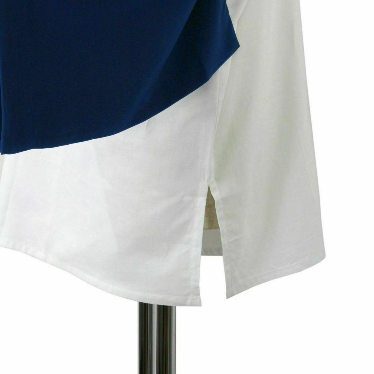 大きい半襦袢 洗える 紺