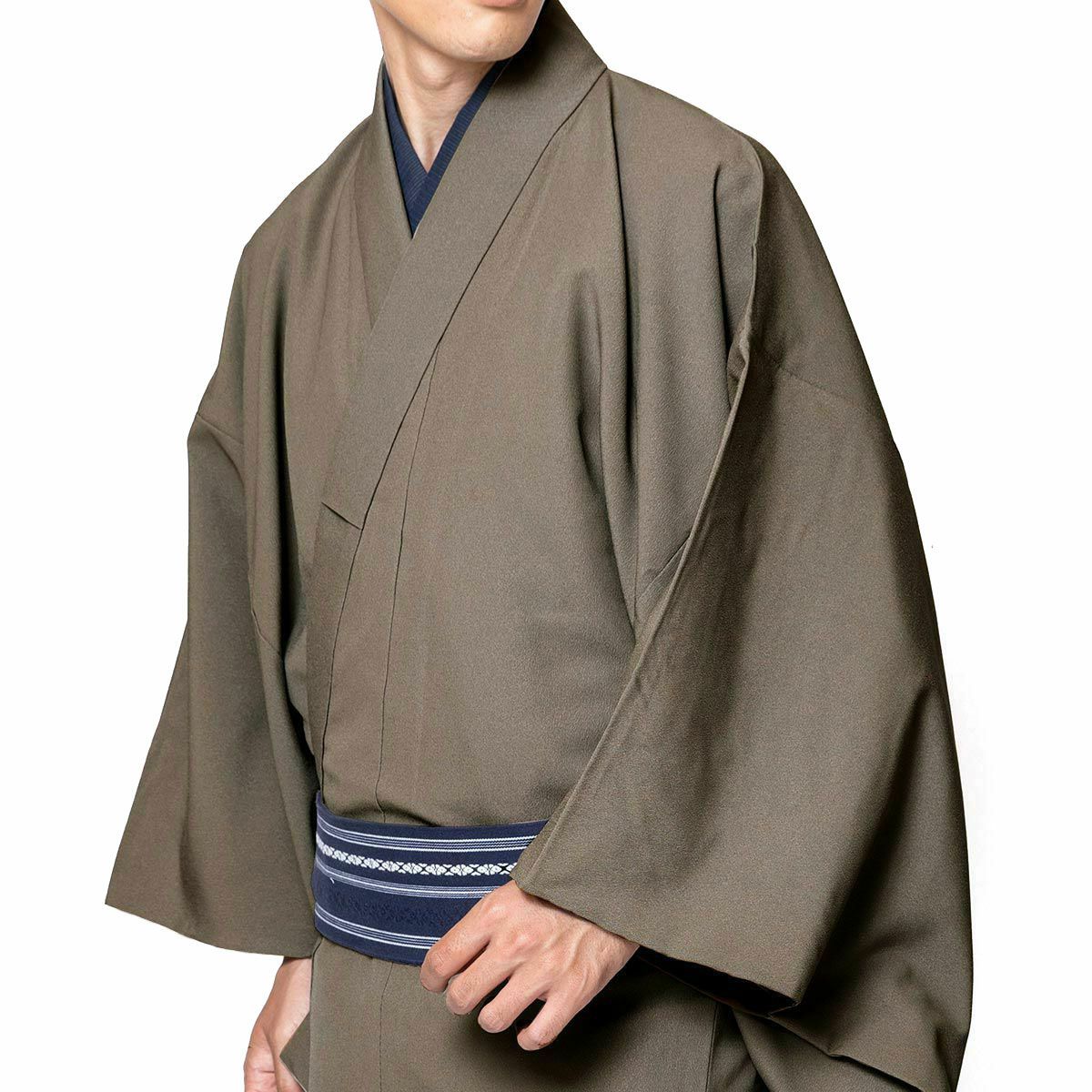 男着物 洗える ちりめん