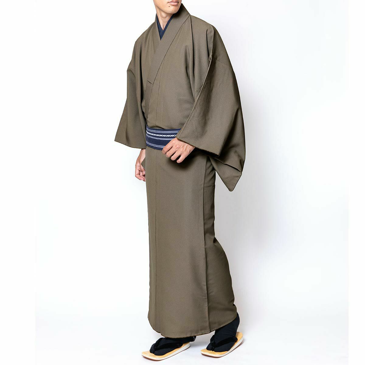 男着物 洗える ちりめん