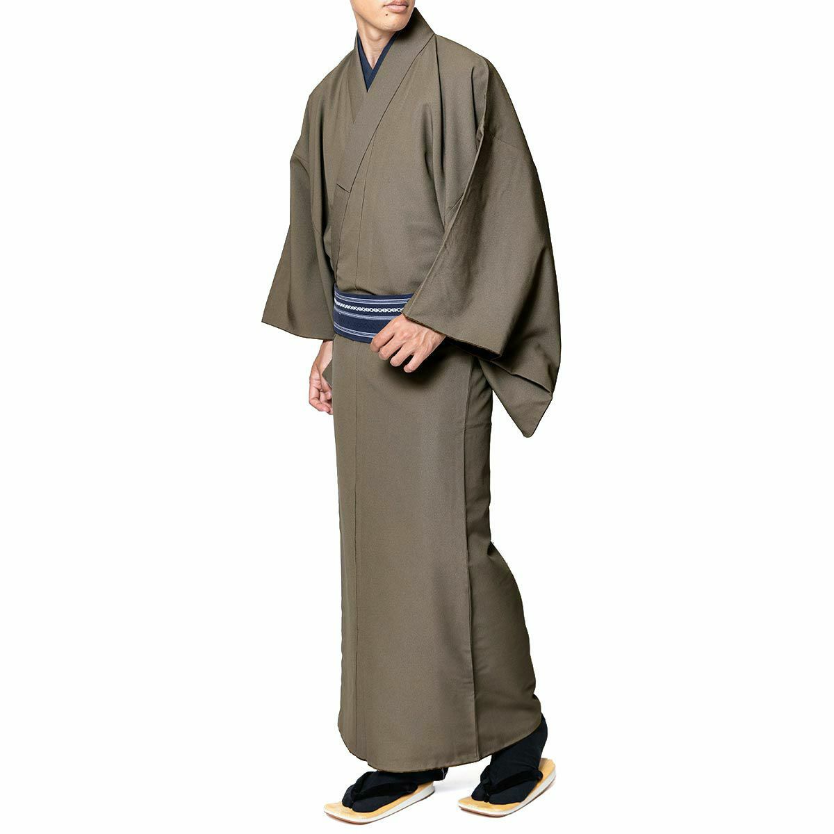 男着物 洗える ちりめん