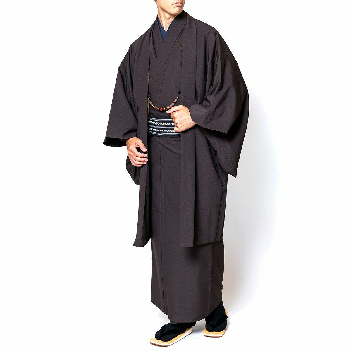 男羽織 洗える 袷