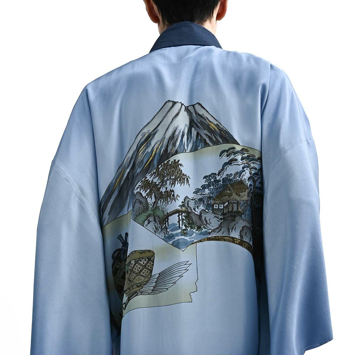 羽裏 額裏 正絹 山水 | 男着物の加藤商店《公式》