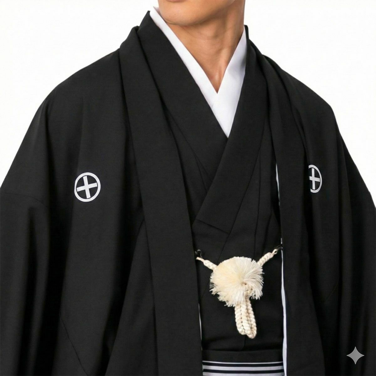 黒紋付の羽織